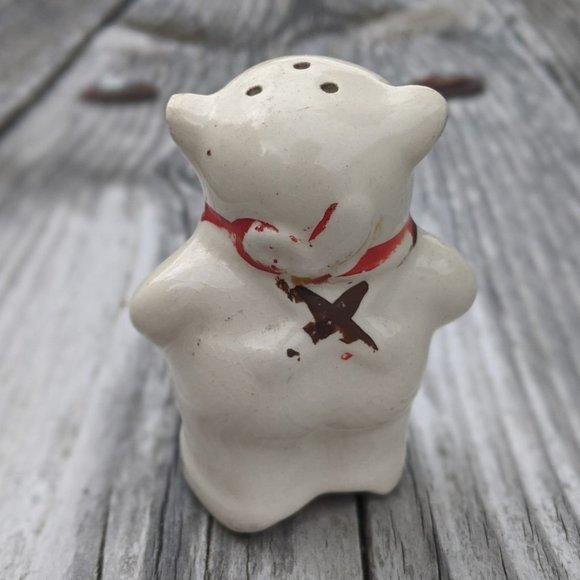 Novelty Salt and Pepper Shakers Set Vintage Pig - Picture 5 of 8